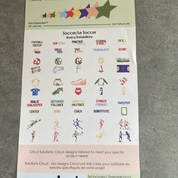 Soccer Cricut Cartridge - Picture 3 of 4